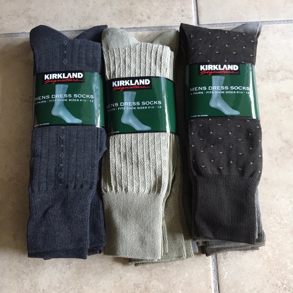3-pack=12-pair Kirkland Signature Men Dress Sock - Picture 1 of 8